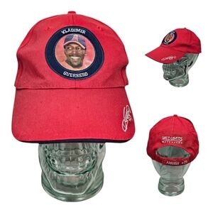 Los‎ Angles Anaheim MLB Hat Vladimir Guerrero #27 Cap Wild Rivers Waterpark Red